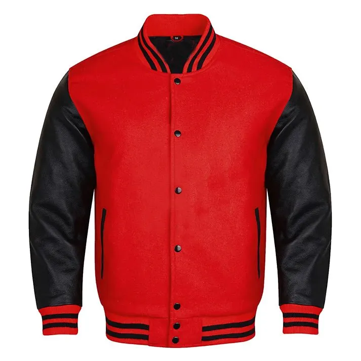 Varsity Jacket - Red Black