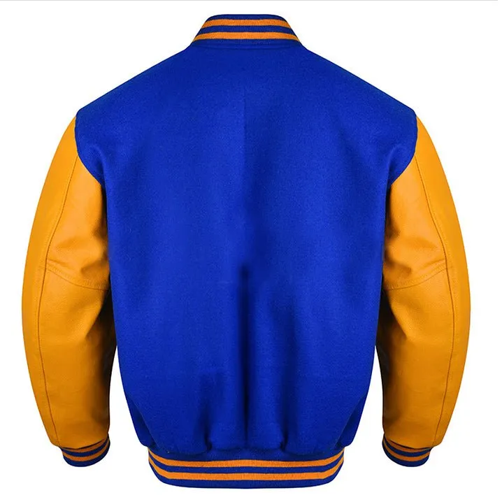 Varsity Jacket - Royal Gold