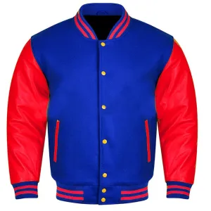 Varsity Jacket - Royal Red