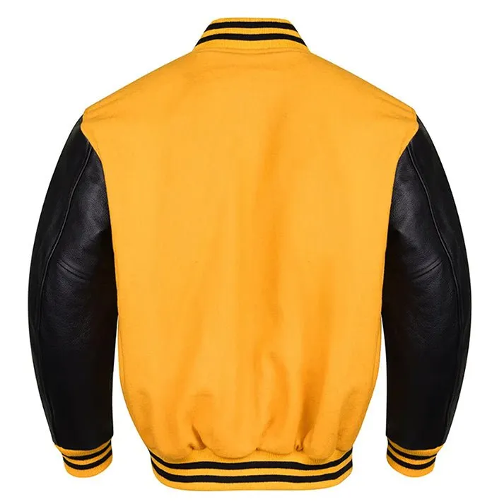 Varsity Jacket - Yellow Black