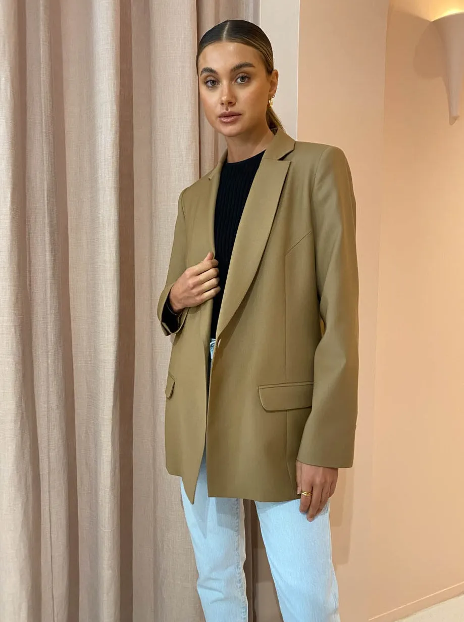 Viktoria & Woods Philadelphia Wool Blazer in Ermine