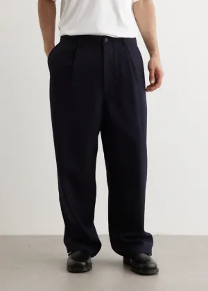 Wide Wool Pants