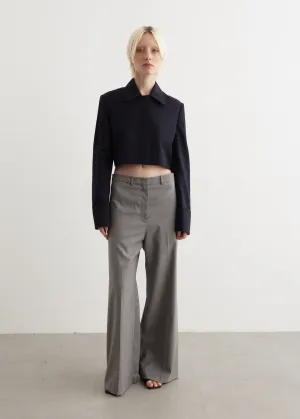 Wide Wool Trousers