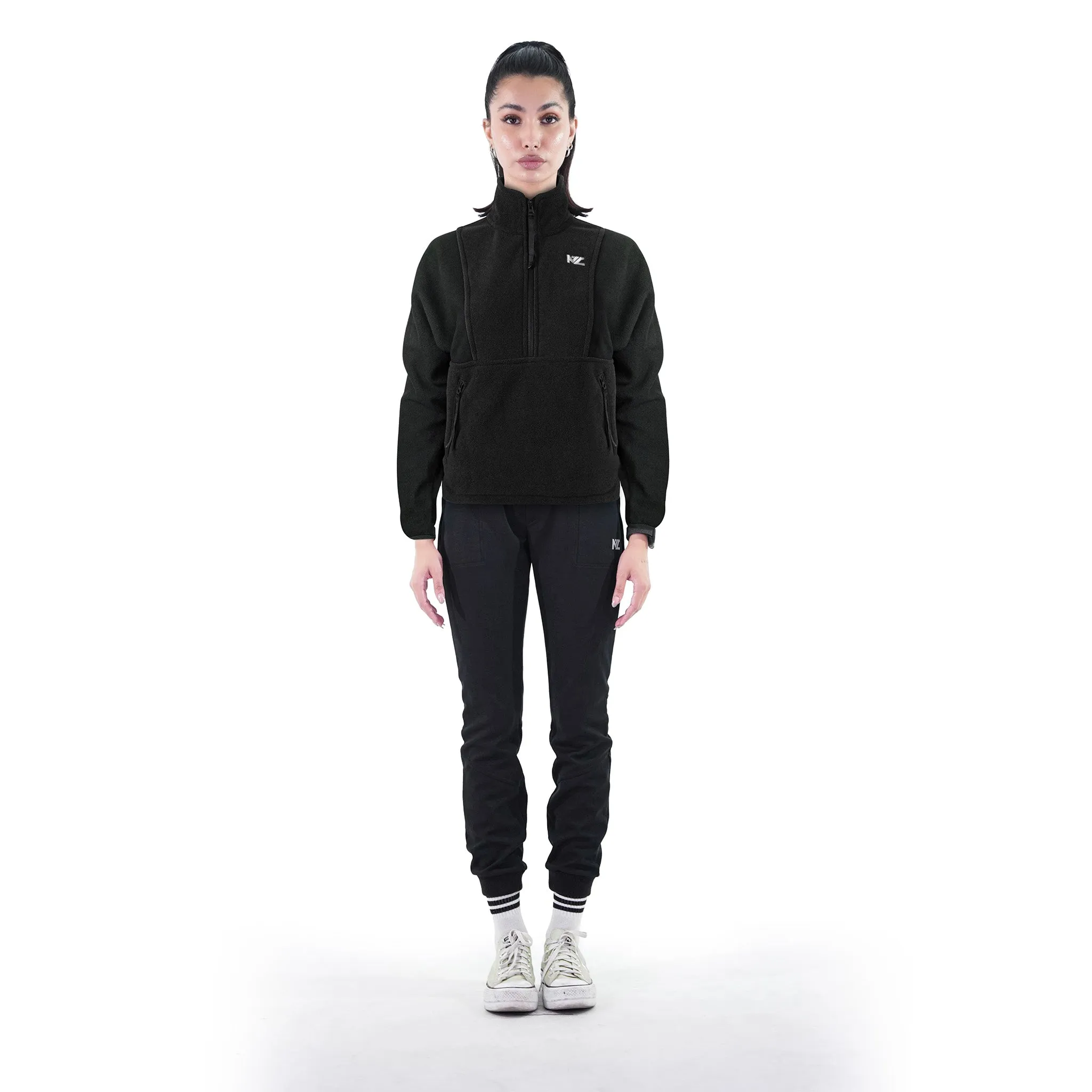 Women Fleece Jacket Black