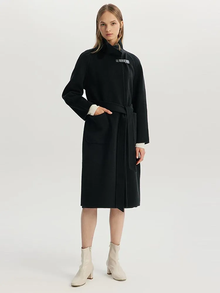 Wool And Silk-blend Coat