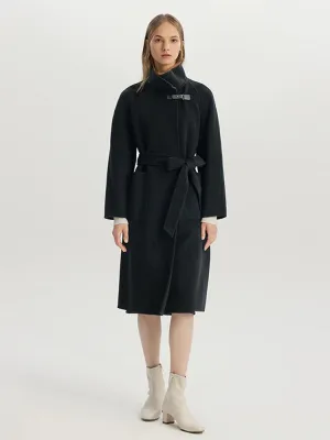 Wool And Silk-blend Coat